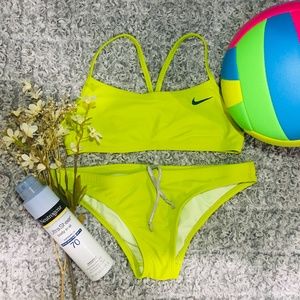 Nike Women's Solid Sport Bikini Swimsuit Set 👙✔️